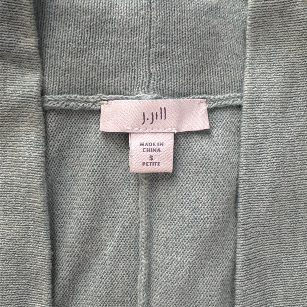J. Jill Soft Blue Wrap Cardigan Sweater
